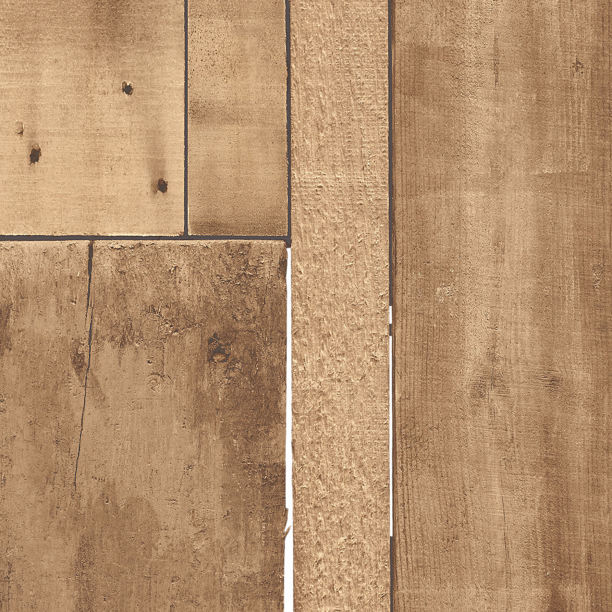 GoodHome Dunwich Blond & light oak Patchwork Natural Mixed wood effect Laminate Flooring Sample