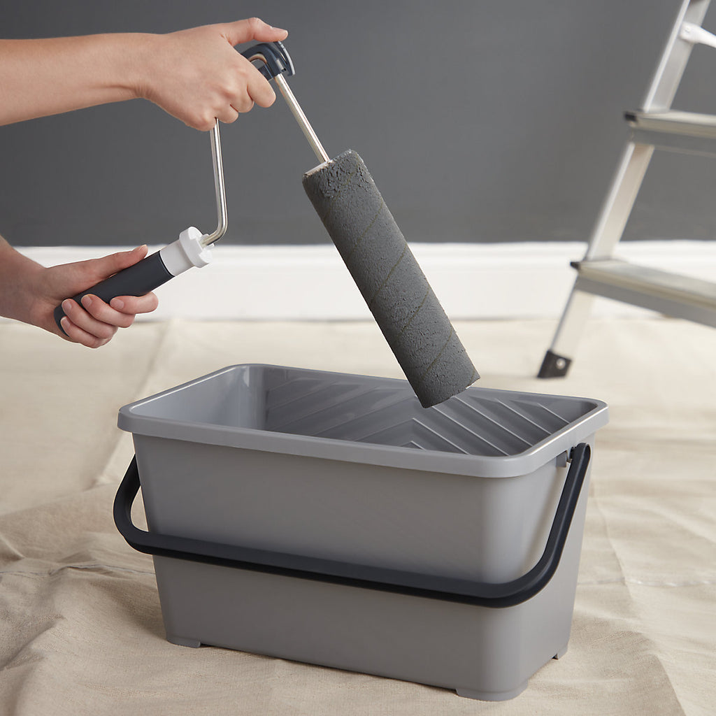 GoodHome Easy release Short pile Fixed Roller frame & sleeve for Solvent & water-based paints, (L)230mm, 2 piece