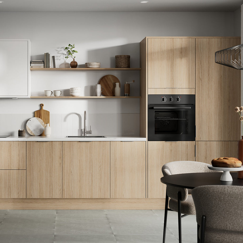 GoodHome Elcot Matt white Standard End panel (H)900mm (W)610mm