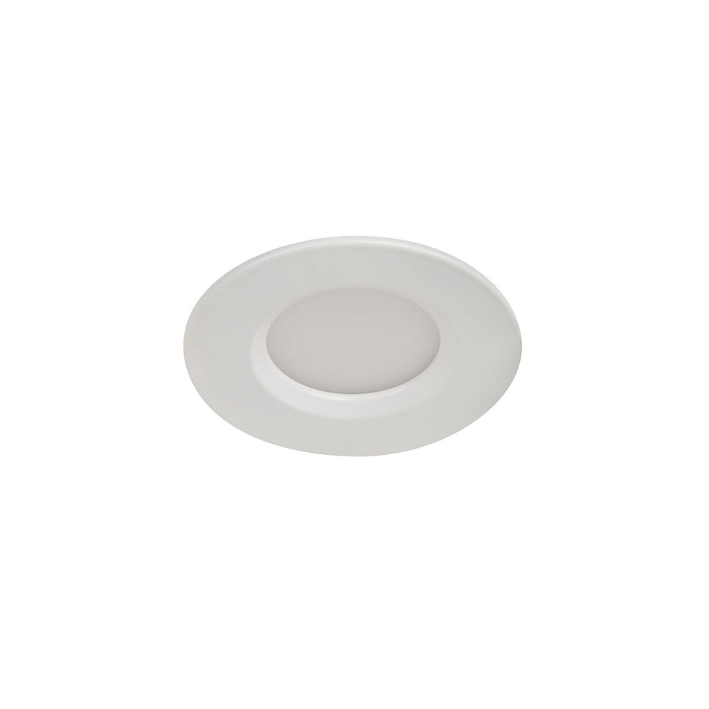 GoodHome Etana White Non-adjustable LED Warm white Downlight 4.7W IP65