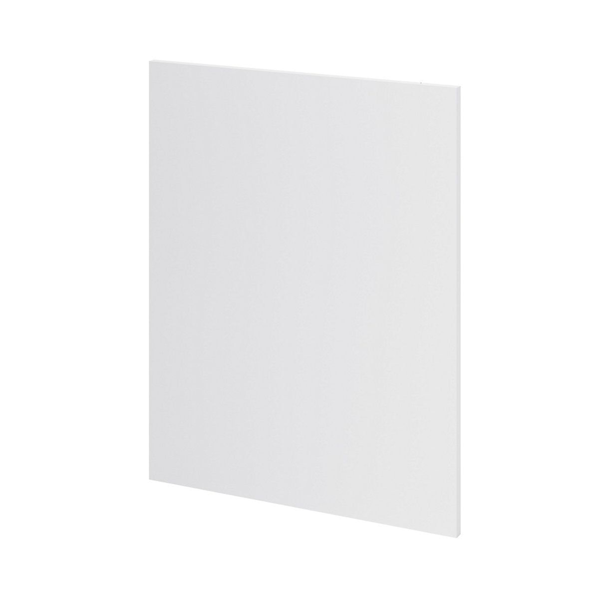GoodHome Garcinia Gloss light grey Slab LH Standard End panel (H)720mm (W)570mm