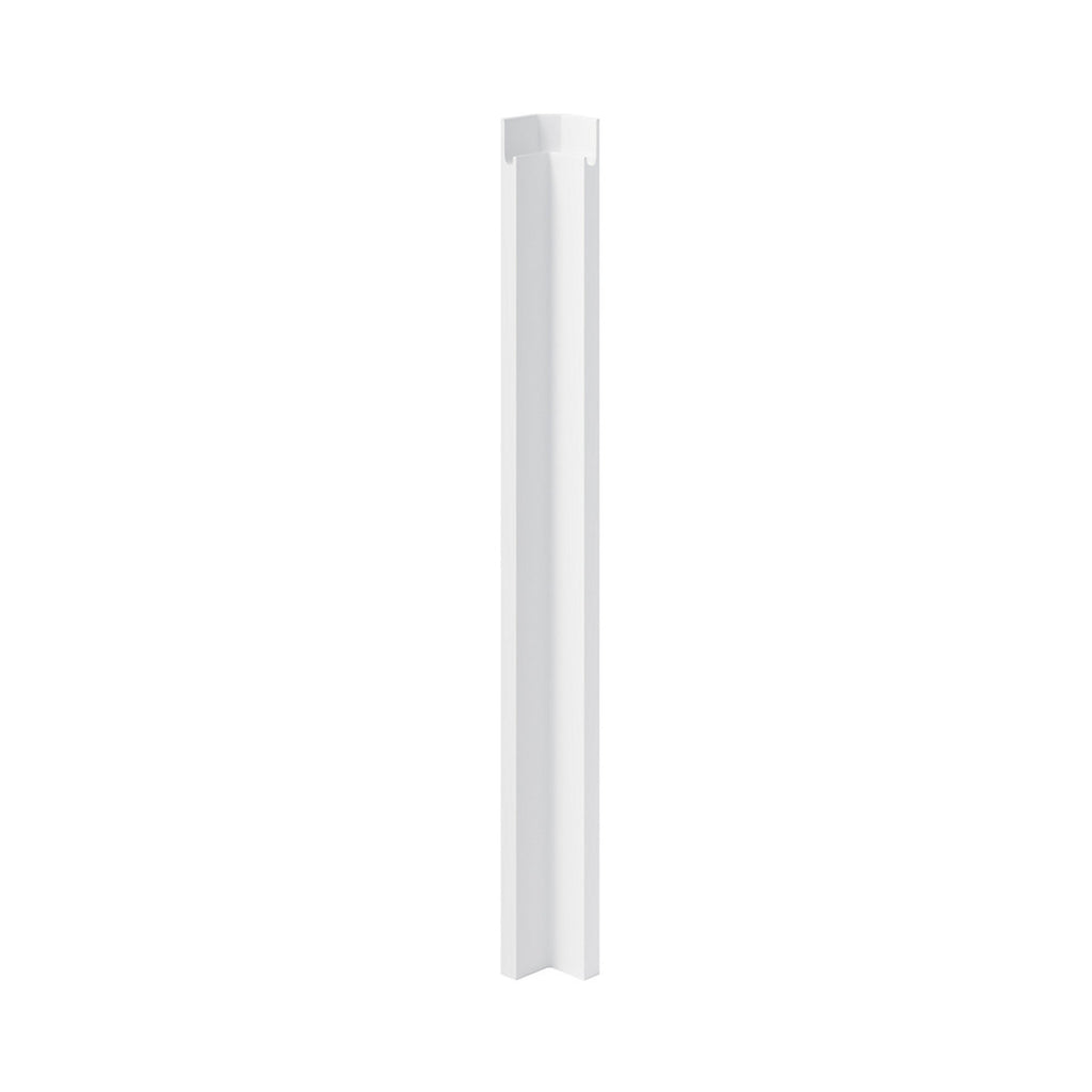 GoodHome Garcinia Gloss light grey Standard Corner post, (W)59mm