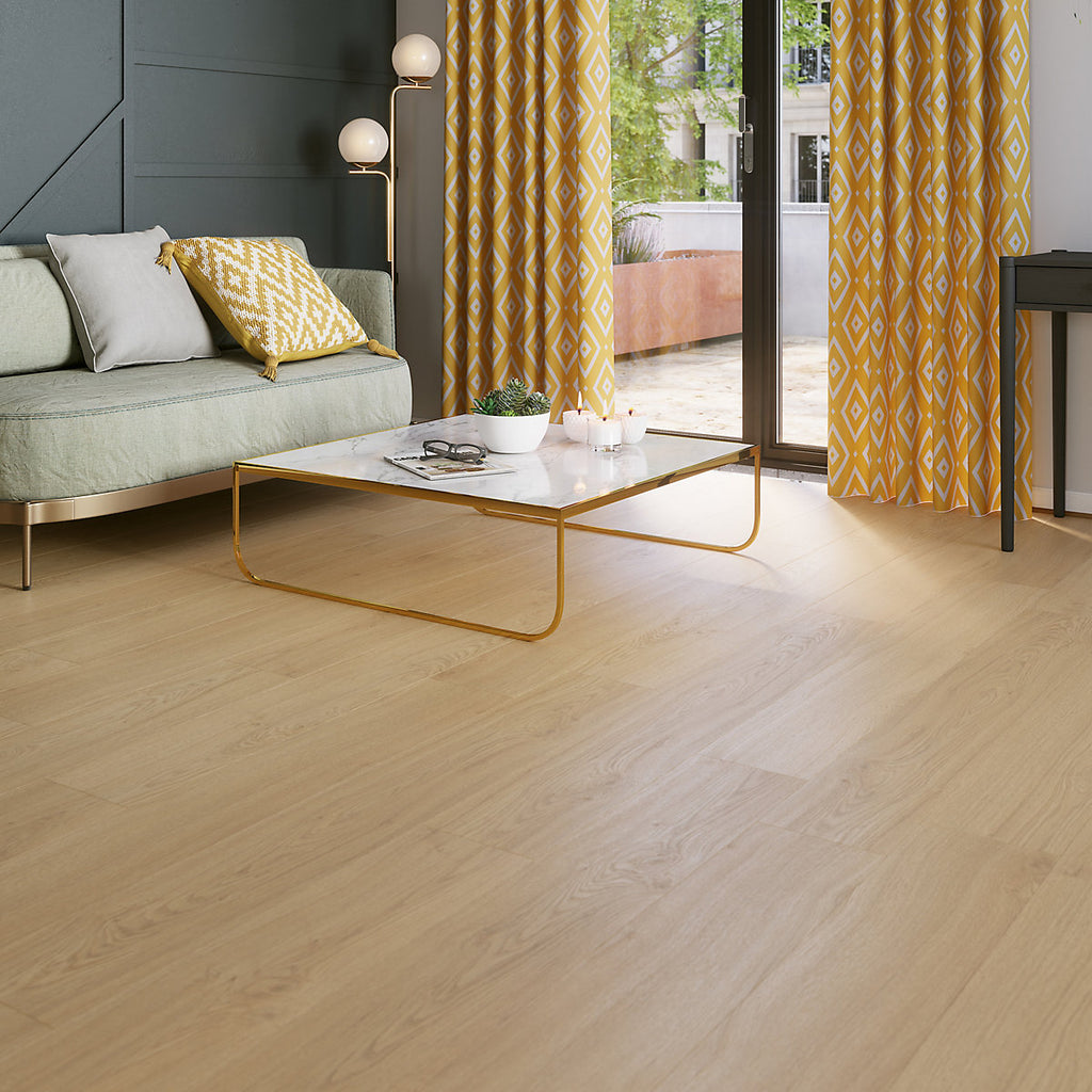 GoodHome Helmsley Wood effect Laminate Flooring, 1.496m²