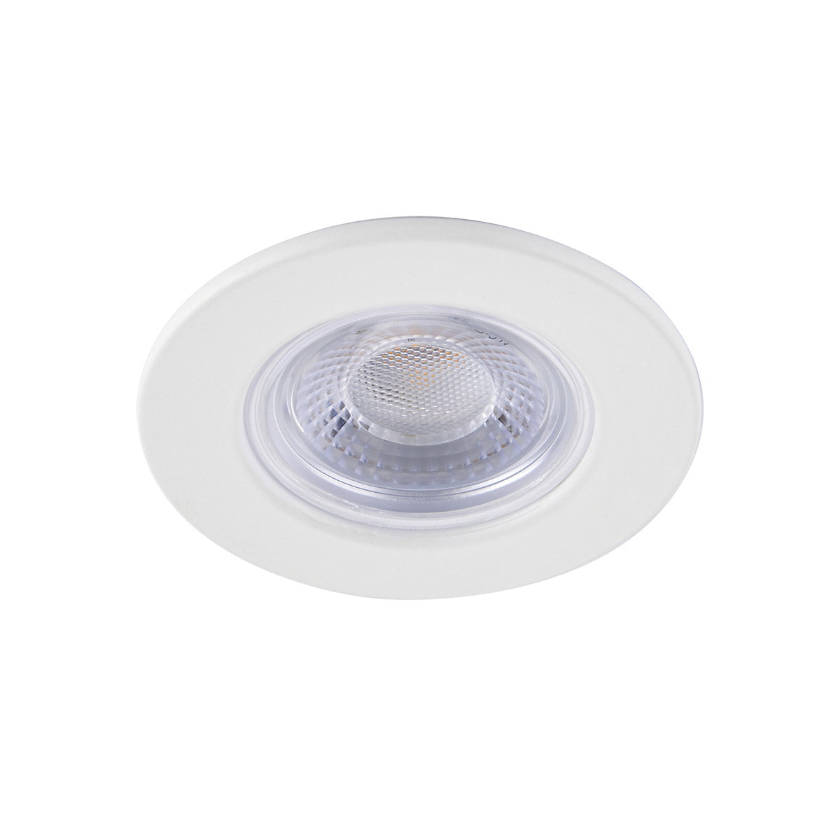 GoodHome Hodgkin Matt White Fixed LED Fire-rated Neutral white Downlight IP65, Pack of 6