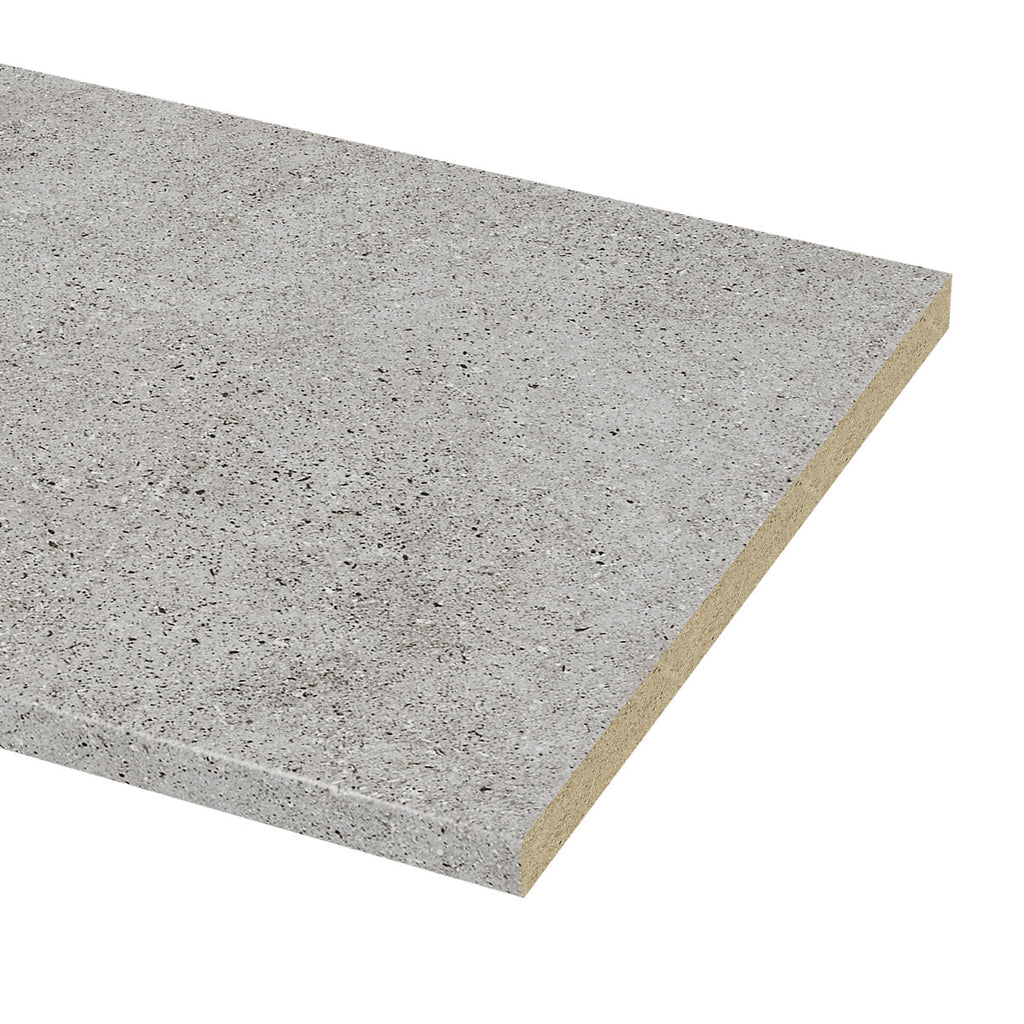 GoodHome Kabsa Grey Terrazzo effect Laminate Post-formed edge Kitchen Worktop, (L)3000mm (W)620mm (T)38mm