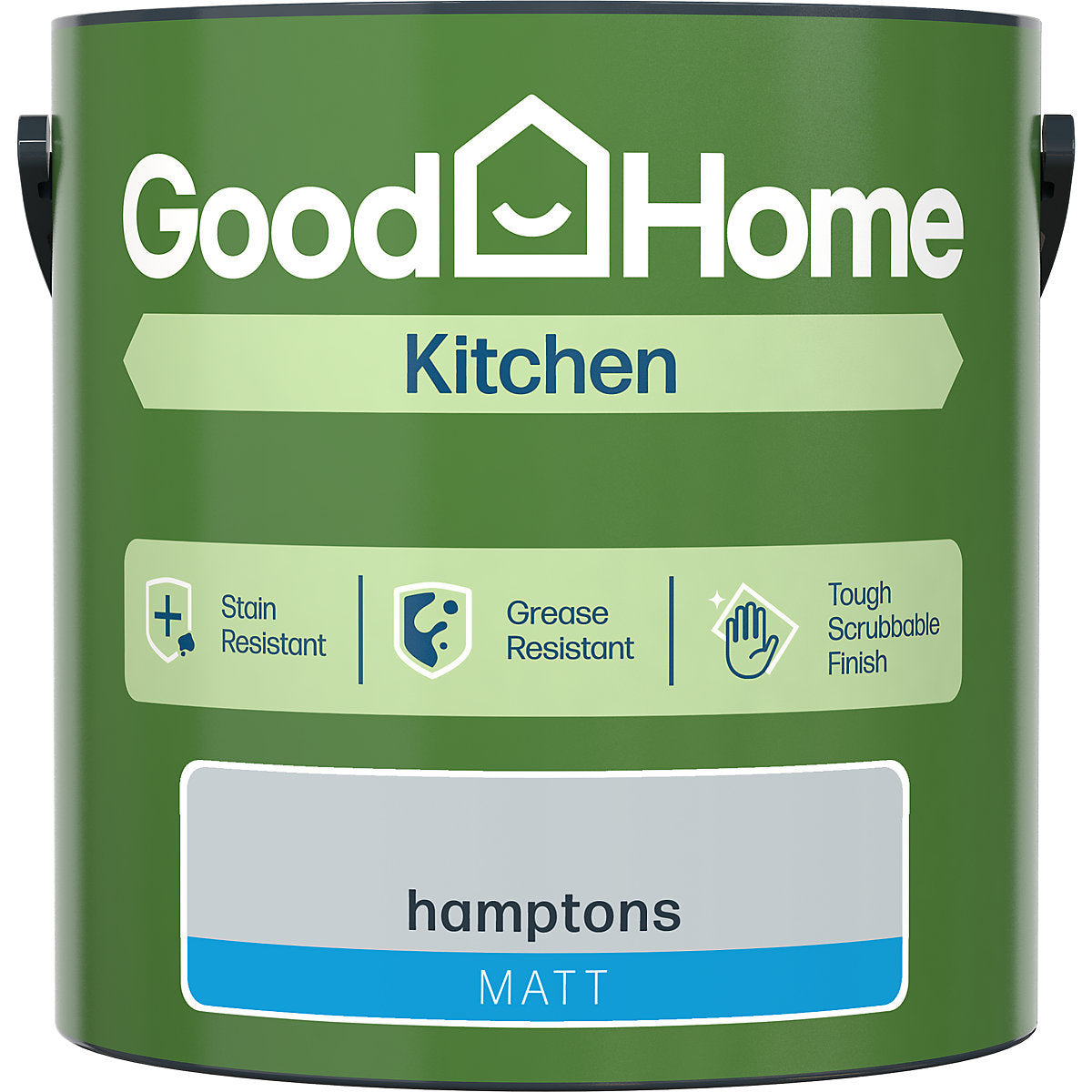 GoodHome Kitchen Hamptons Matt Wall & ceiling Emulsion paint, 2.5L