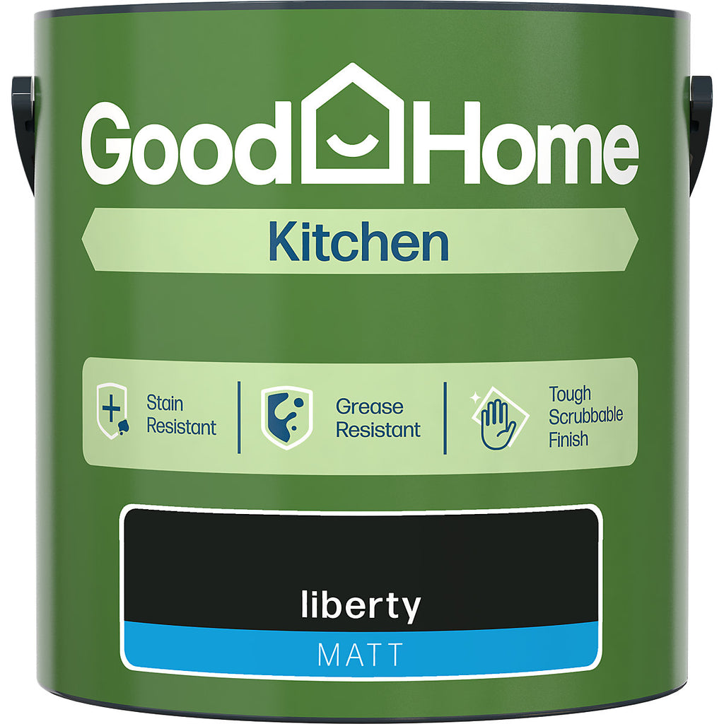 GoodHome Kitchen Liberty Matt Wall & ceiling Emulsion paint, 2.5L
