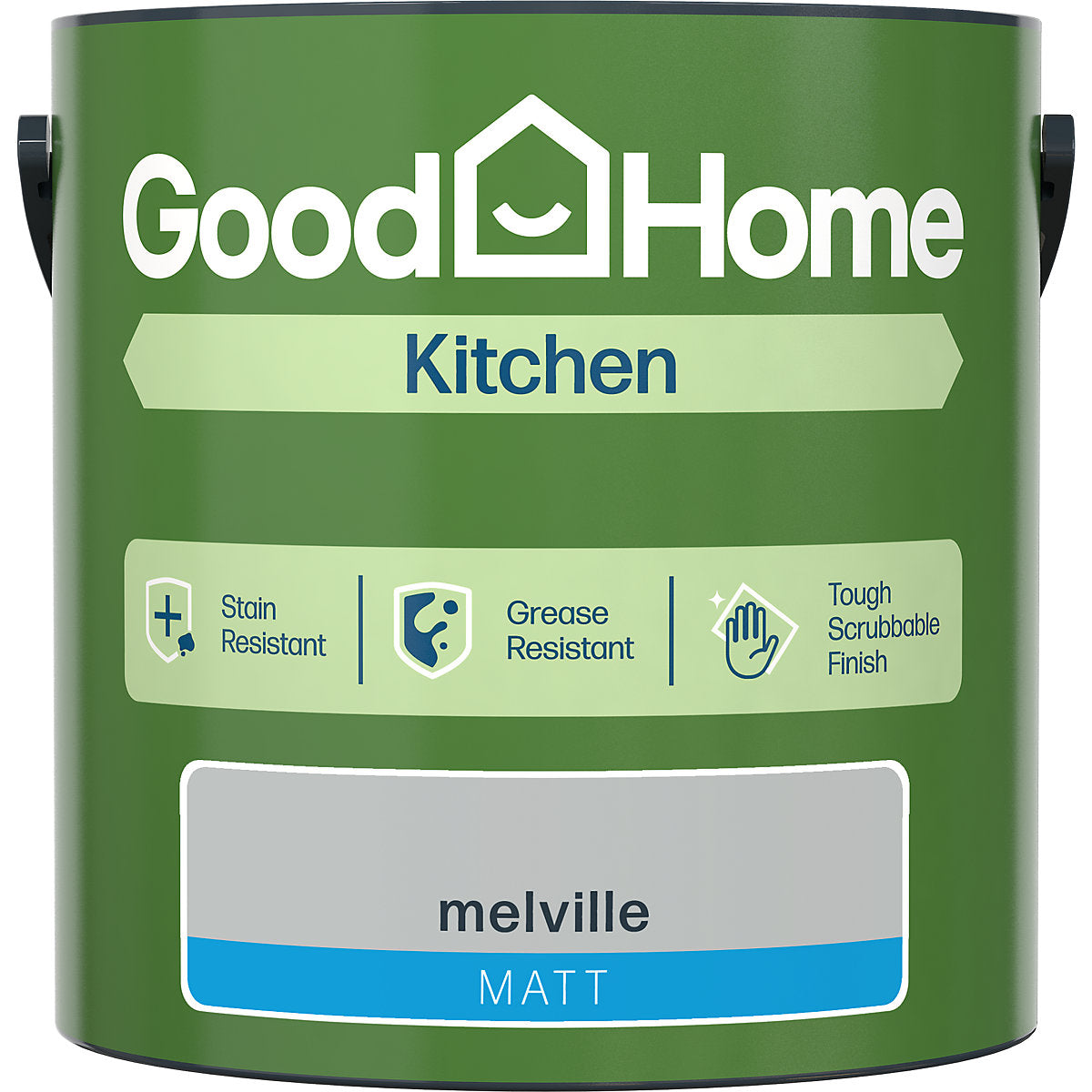 GoodHome Kitchen Melville Matt Wall & ceiling Emulsion paint, 2.5L