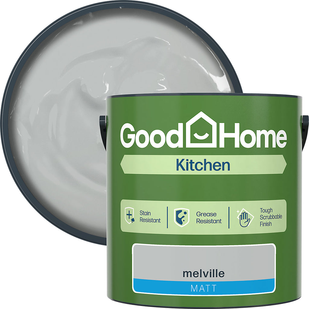 GoodHome Kitchen Melville Matt Wall & ceiling Emulsion paint, 2.5L