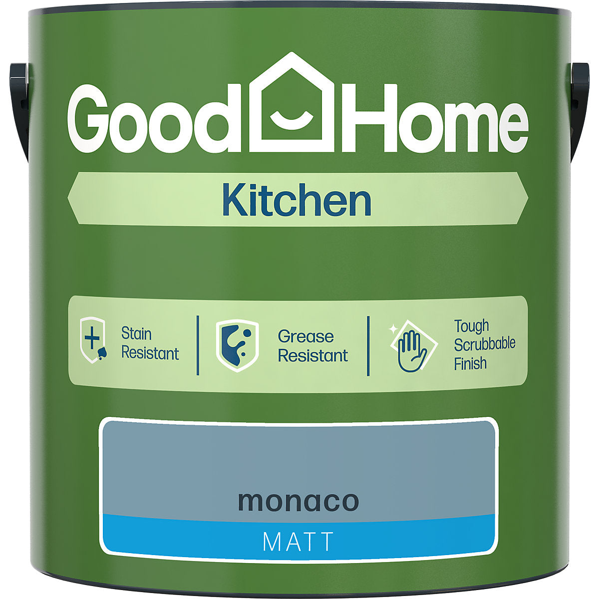GoodHome Kitchen Monaco Matt Wall & ceiling Emulsion paint, 2.5L