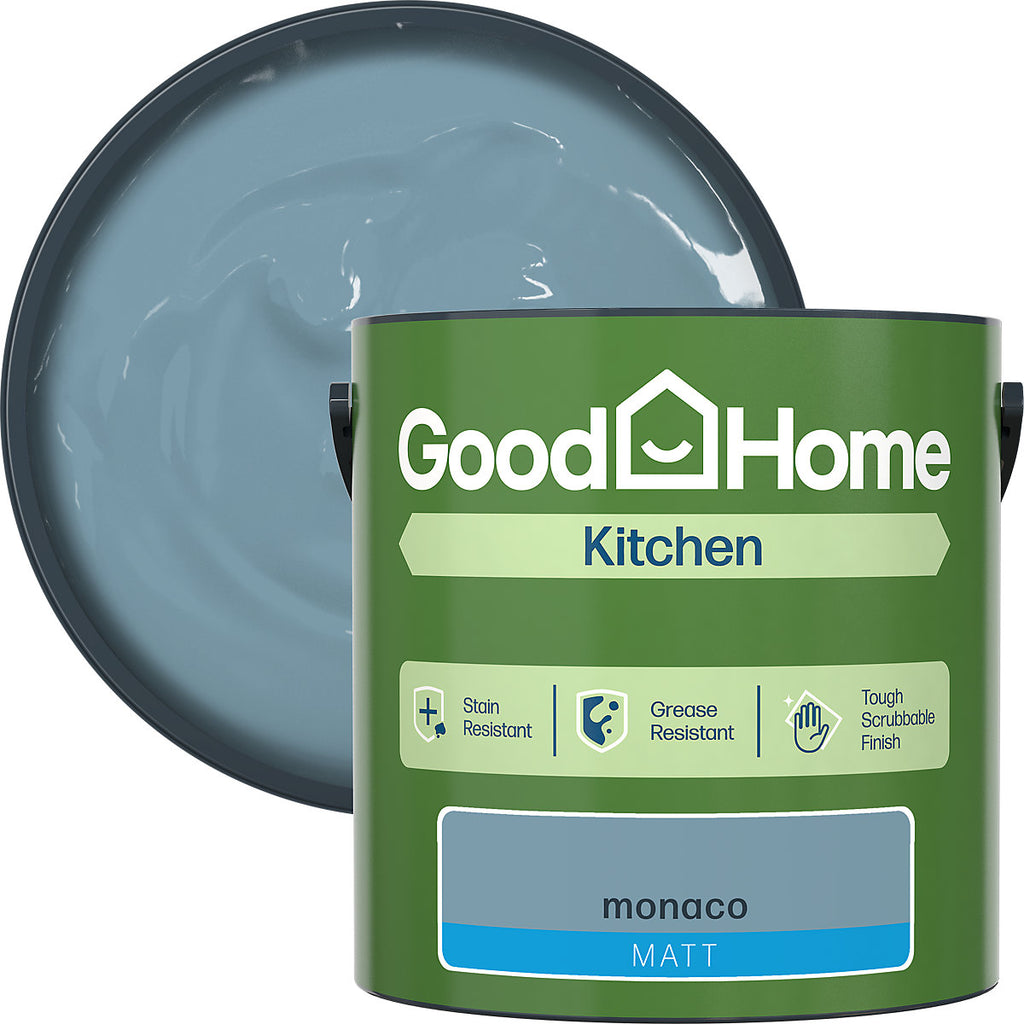 GoodHome Kitchen Monaco Matt Wall & ceiling Emulsion paint, 2.5L