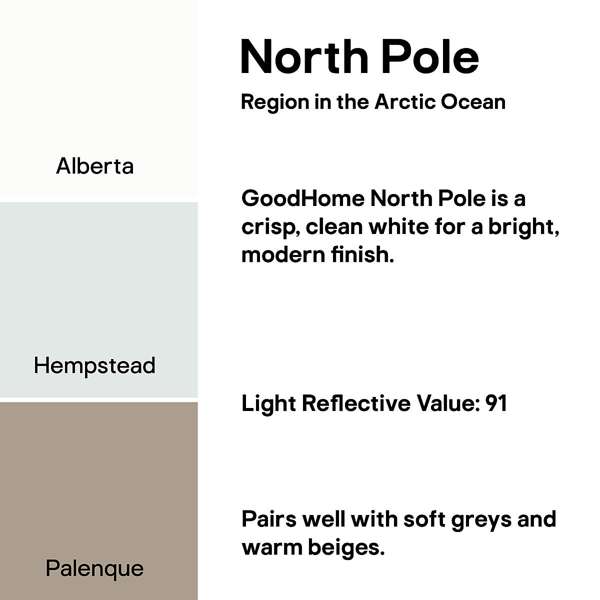 GoodHome Kitchen North Pole Matt Wall & ceiling Emulsion paint, 2.5L