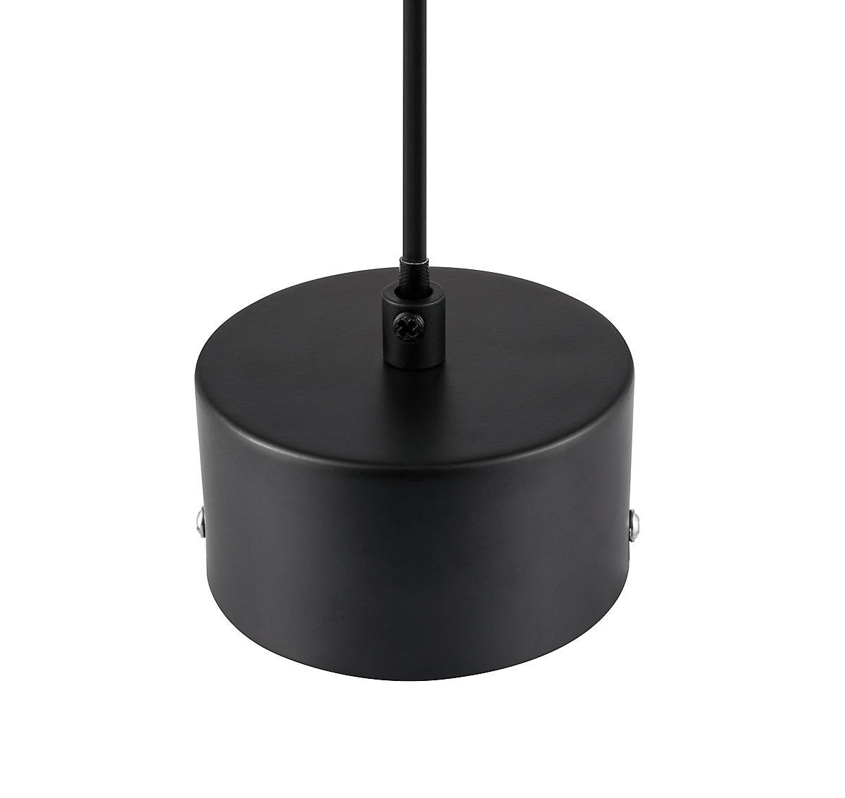 GoodHome Klentony Matt Black Pendant ceiling light, (Dia)100mm
