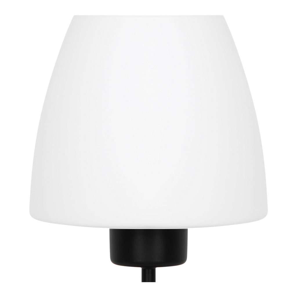 GoodHome Kluan Matt Black Table lamp