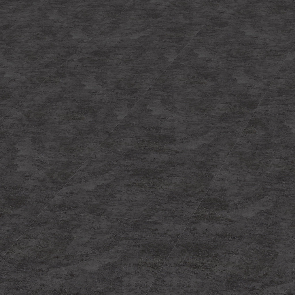GoodHome Mambo Dark Grey Natural Slate effect Textured Click vinyl Tile, 2.23m²