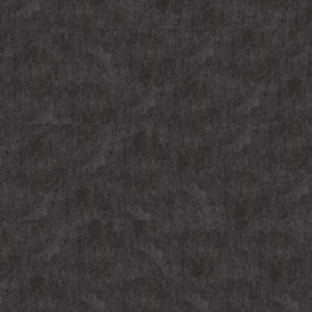 GoodHome Mambo Dark Grey Natural Slate effect Textured Click vinyl Tile, 2.23m²