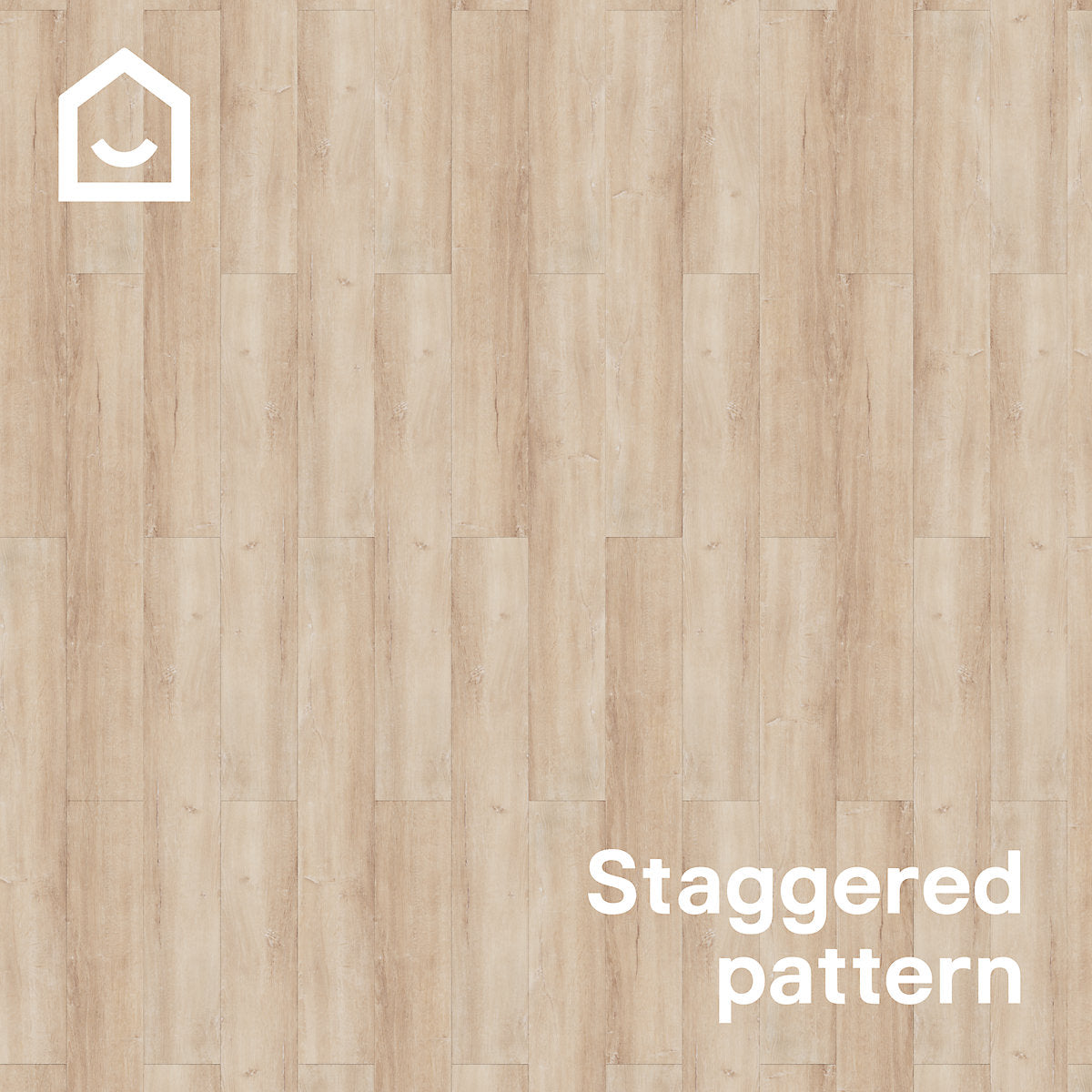 GoodHome Mambo Gladstone Rustic Natural Wood effect Synchronised Click vinyl Planks, 2.17m²