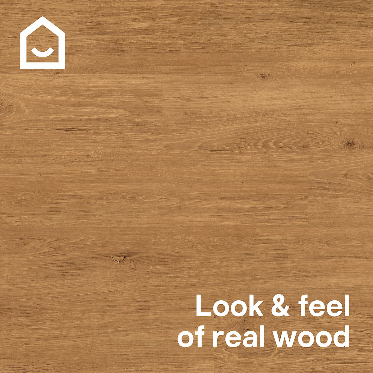 GoodHome Mambo Visby Rustic Blond Natural Wood effect Synchronised Click vinyl Planks, 2.17m²