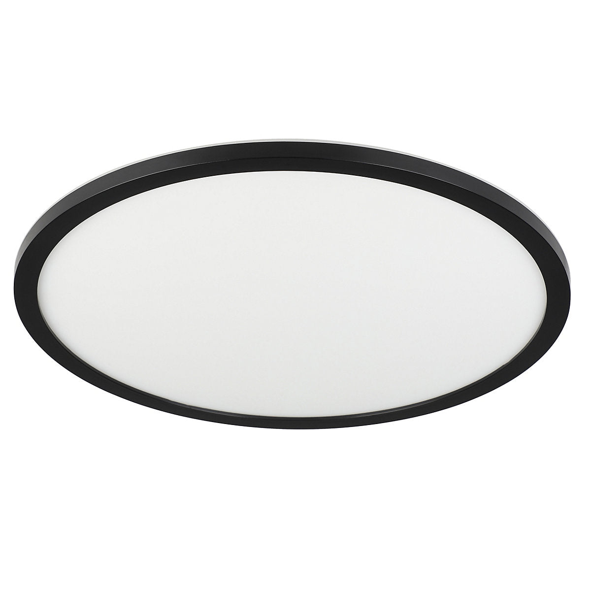 GoodHome Matt Plastic Black LED Ceiling light