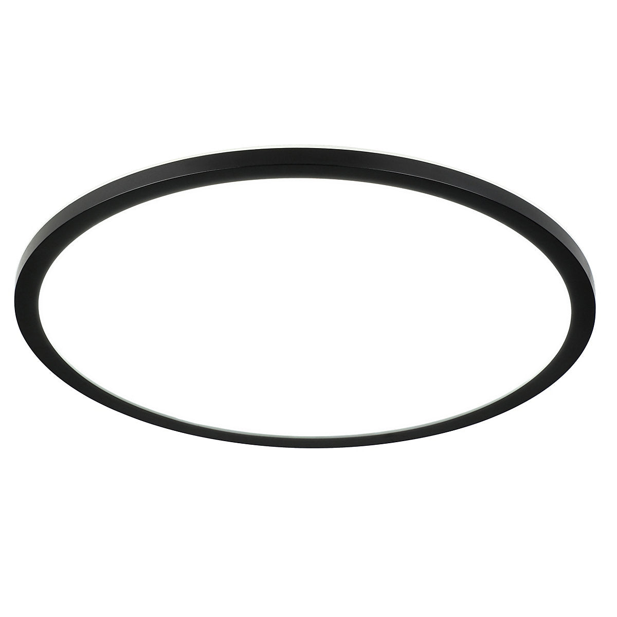 GoodHome Matt Plastic Black LED Ceiling light