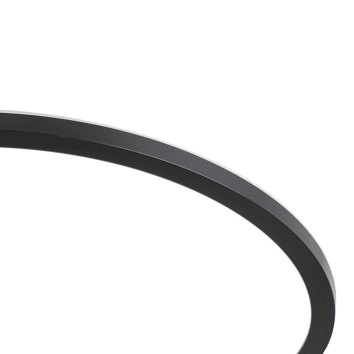 GoodHome Matt Plastic Black LED Ceiling light