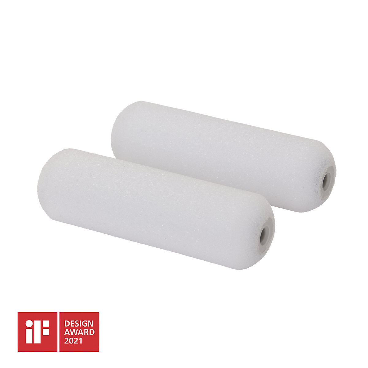 GoodHome Medium Pile Foam Roller sleeve, Pack of 2