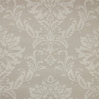 GoodHome Mire Beige Damask Woven effect Vintage Textured Wallpaper