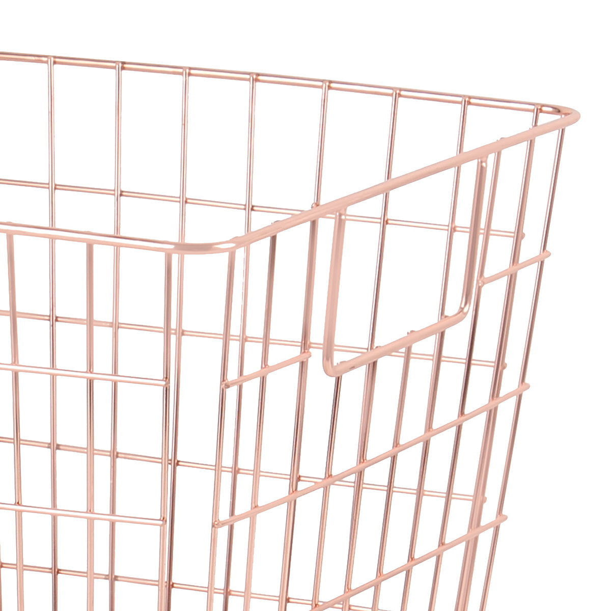 GoodHome Mixxit Copper Iron Storage basket (H)31cm (W)31cm (D)31cm