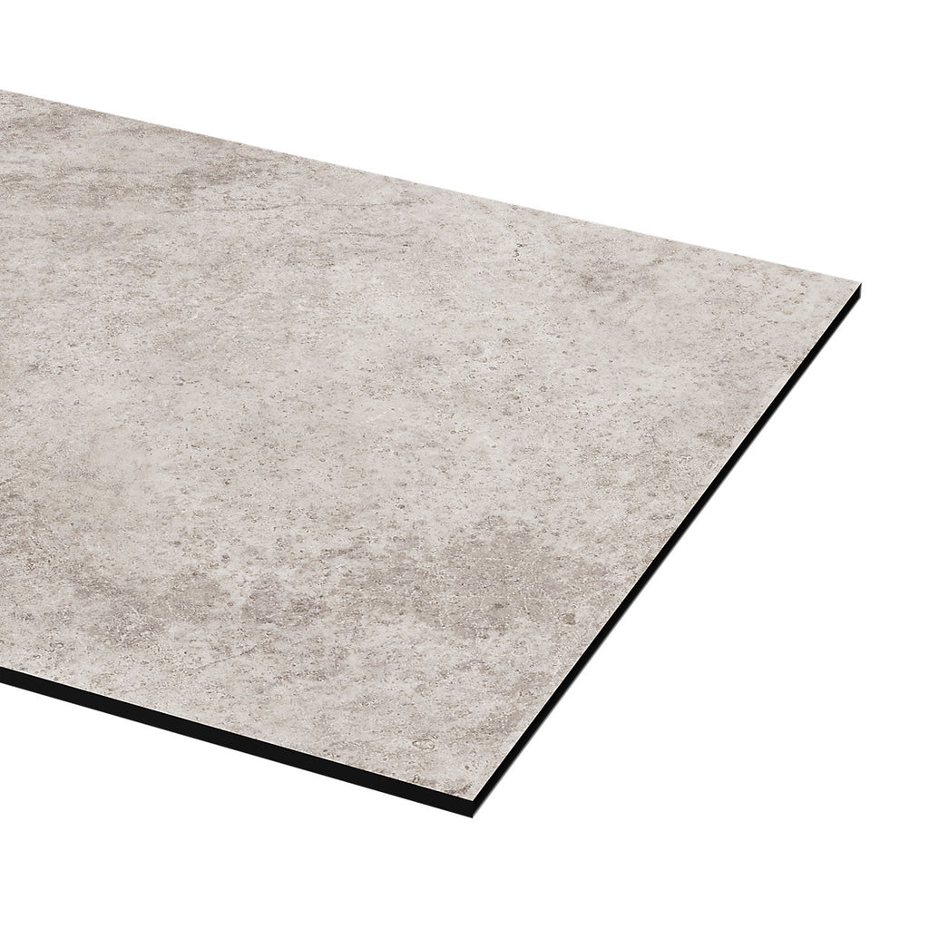 GoodHome Nepeta Sandstone concrete Stone effect Compact Laminate Square edge Kitchen Worktop, (L)3000mm (W)620mm (T)12mm