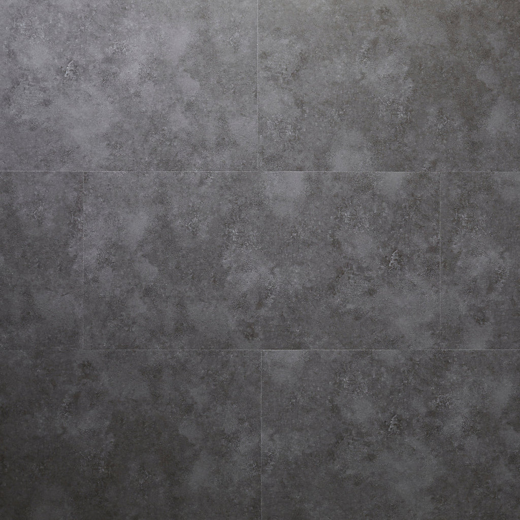 GoodHome Poprock Dark grey Tile Stone effect Self-adhesive Vinyl tile, 1.3m²