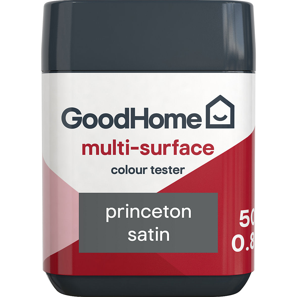 GoodHome Princeton Satin Multi-surface paint, 50ml Tester pot