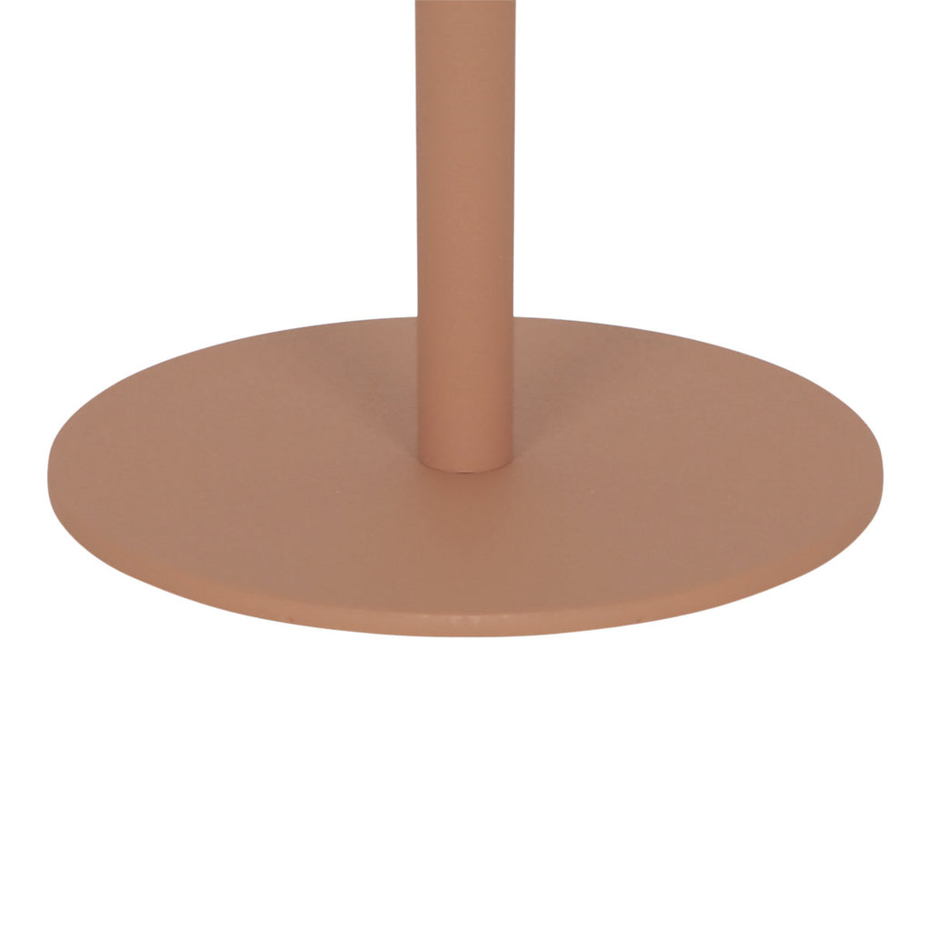 GoodHome Quelea Matt Terracotta Integrated LED Table lamp