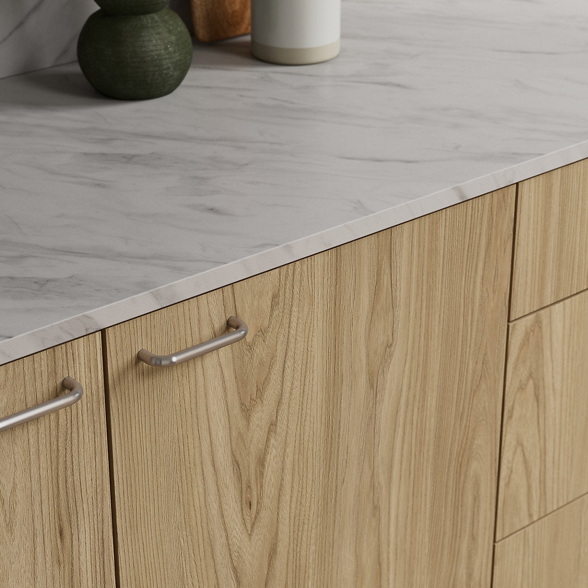 GoodHome Rivero Matt oak effect Standard End support panel (H)870mm (W)590mm