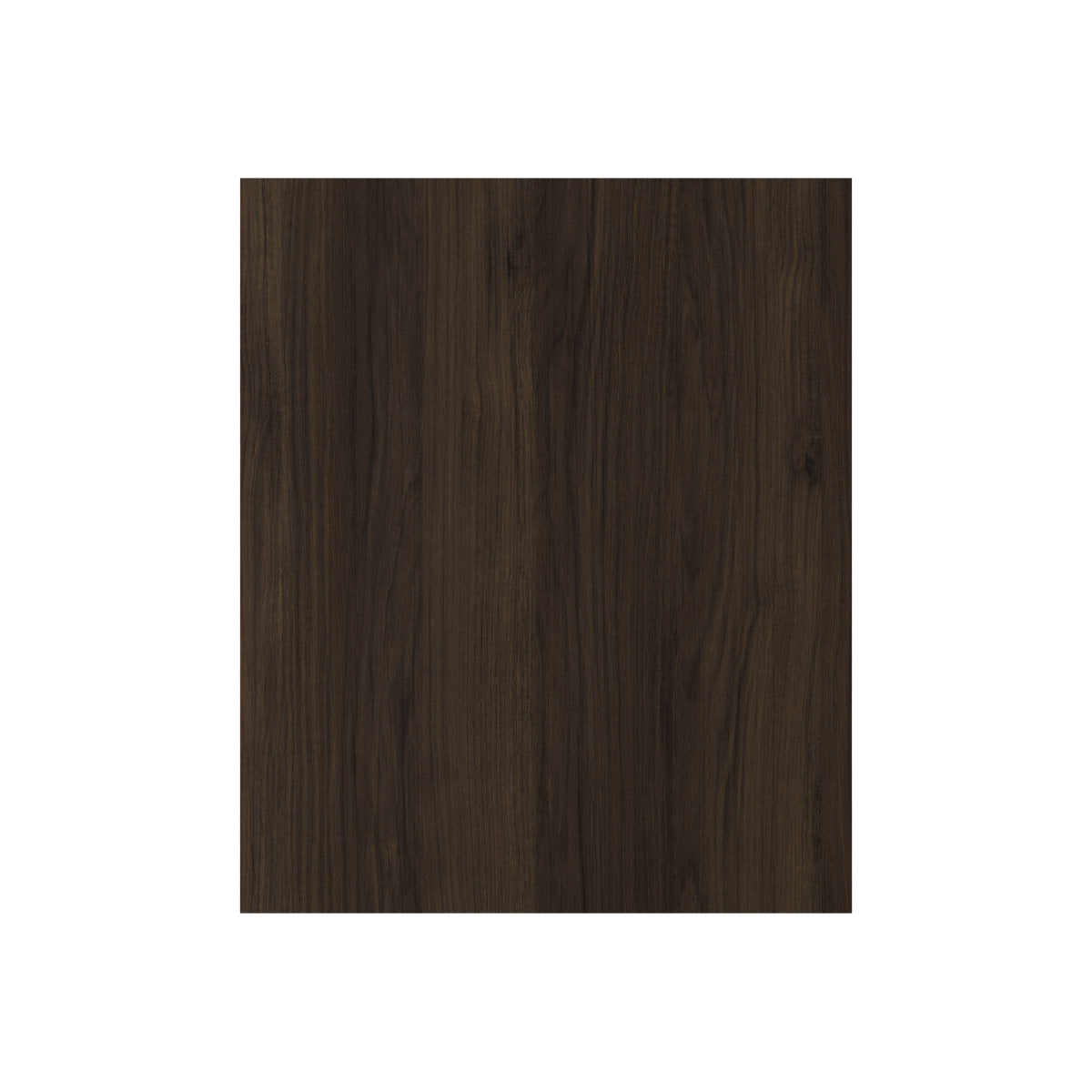 GoodHome Rivero Matt walnut effect Standard Clad on base panel (H)715mm (W)595mm