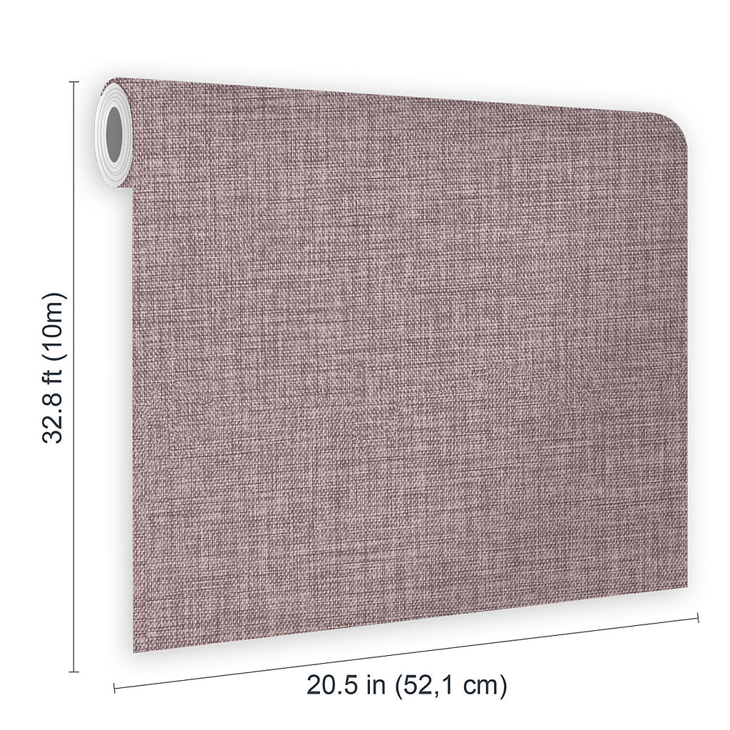 GoodHome Shung Mulberry Woven effect Contemporary Textured Wallpaper