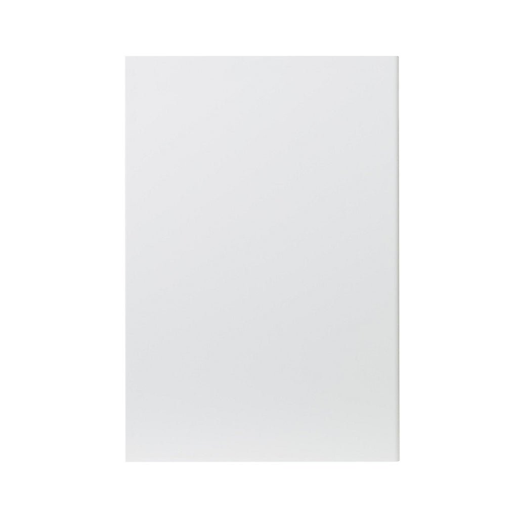 GoodHome Stevia & Garcinia Gloss white Slab Standard Clad on end panel (H)934mm (W)640mm