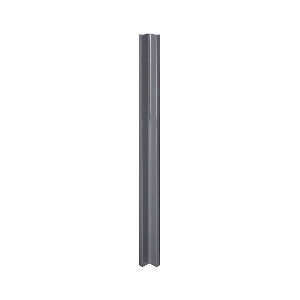 GoodHome Stevia Gloss anthracite Tall Wall corner post, (W)59mm