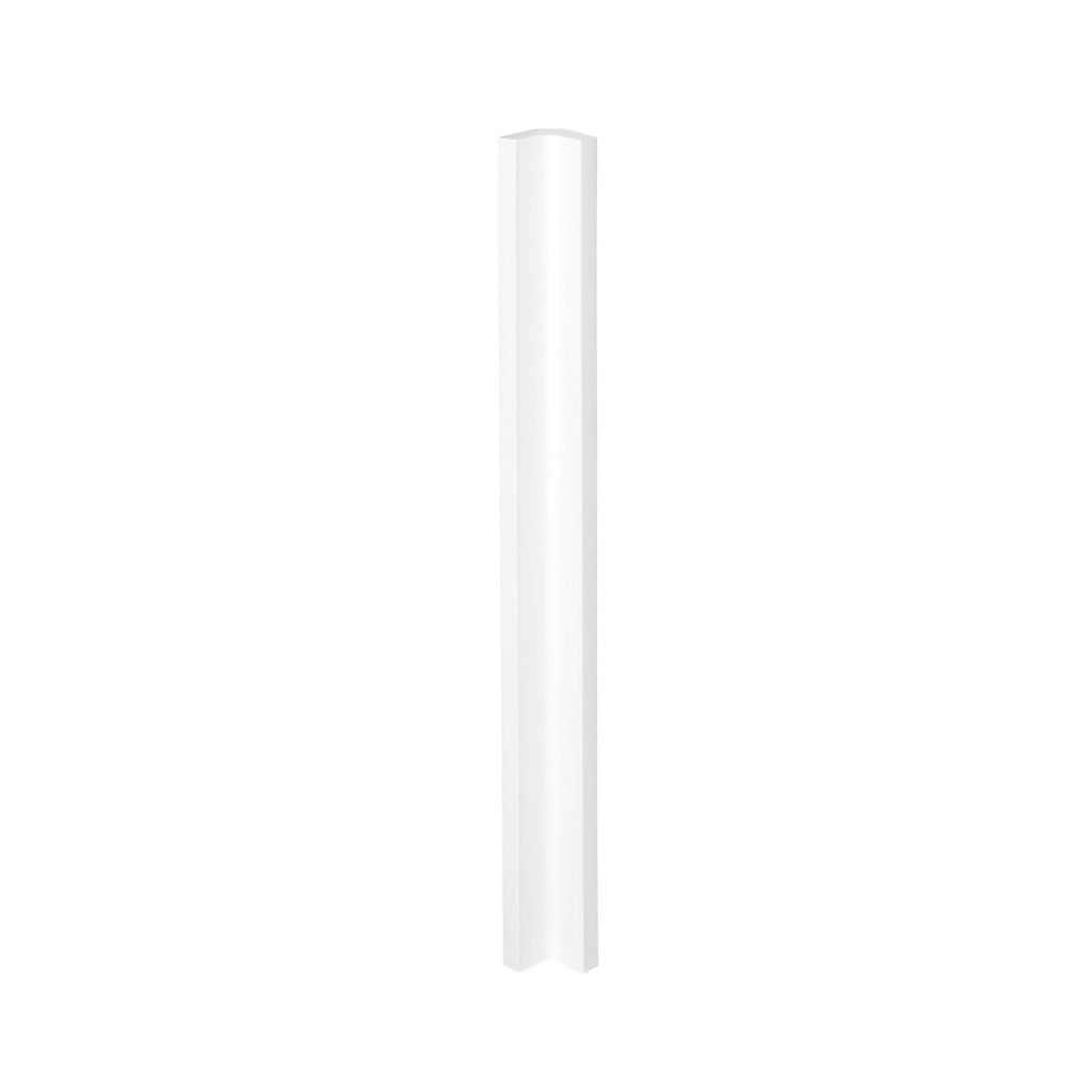 GoodHome Stevia Gloss grey Standard Corner post, (W)59mm