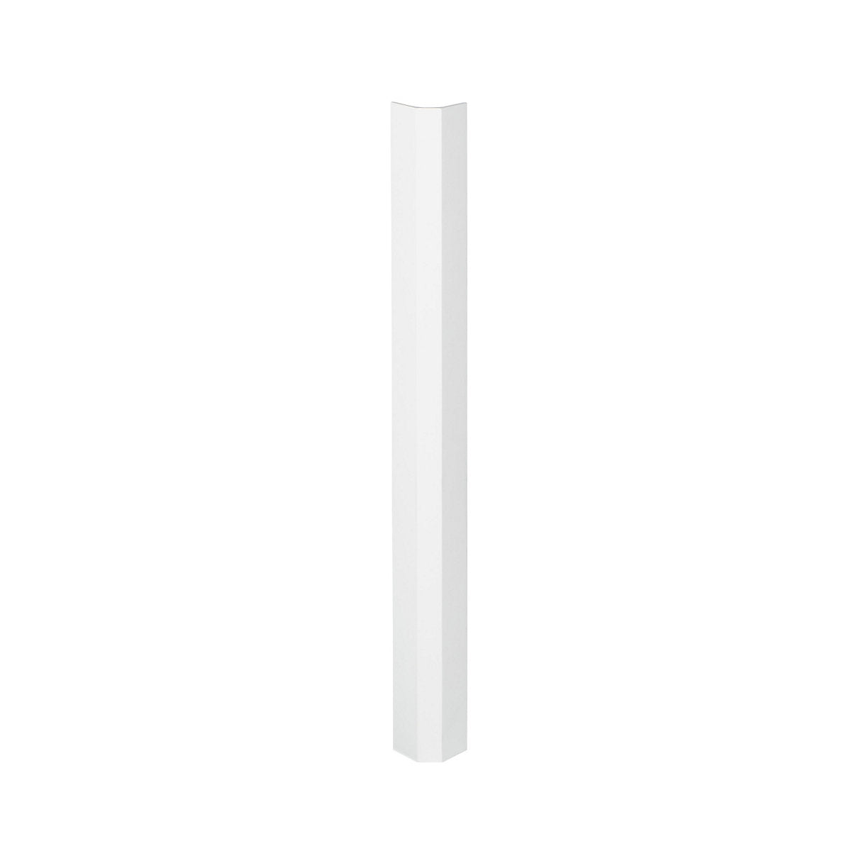 GoodHome Stevia Gloss grey Standard Corner post, (W)59mm
