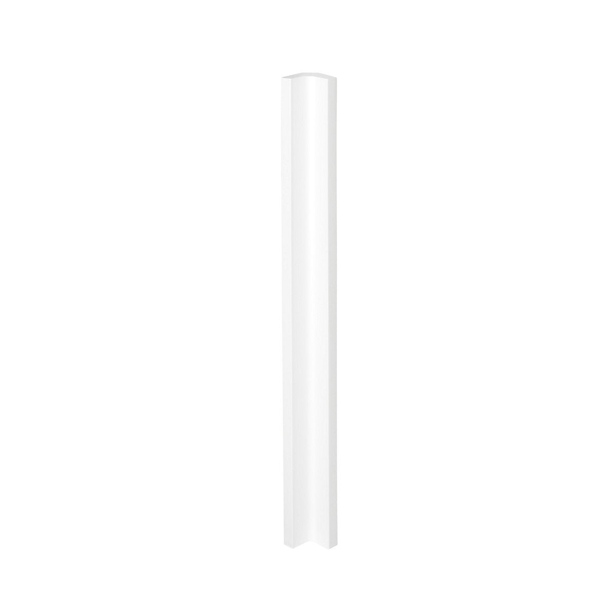 GoodHome Stevia Gloss white Standard Corner post, (W)59mm