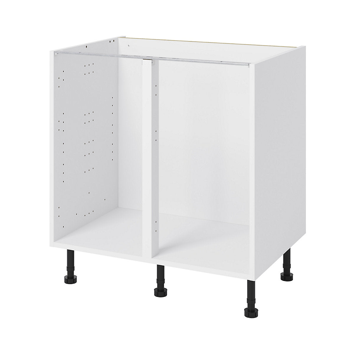 GoodHome Stevia Matt white Base Kitchen cabinet (W) 800mm (H)870mm