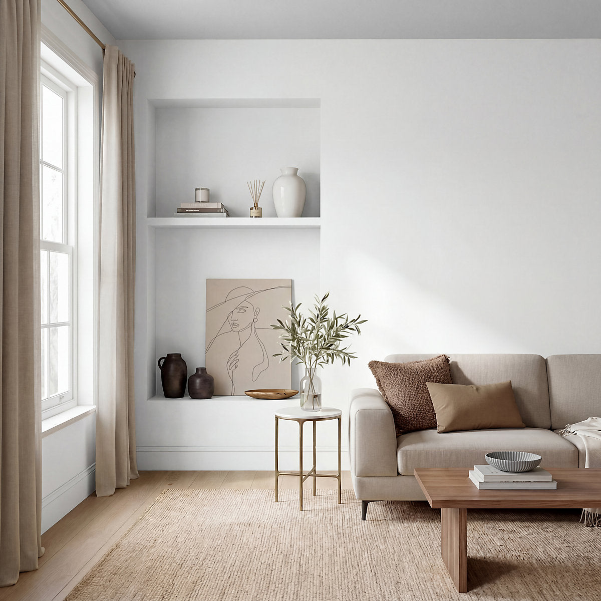 GoodHome Tough & Durable Brilliant White Matt Wall & ceiling Emulsion paint, 5L