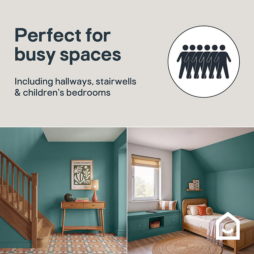 GoodHome Tough & Durable Milltown Matt Wall & ceiling Emulsion paint, 50ml Tester pot