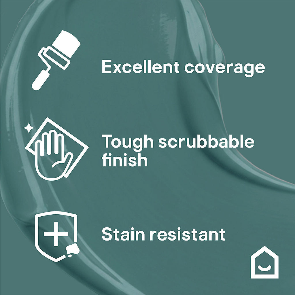 GoodHome Tough & Durable Milltown Matt Wall & ceiling Emulsion paint, 50ml Tester pot