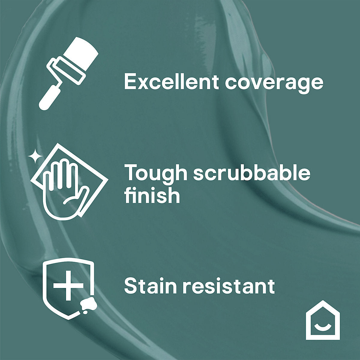 GoodHome Tough & Durable Milltown Matt Wall & ceiling Emulsion paint, 50ml Tester pot
