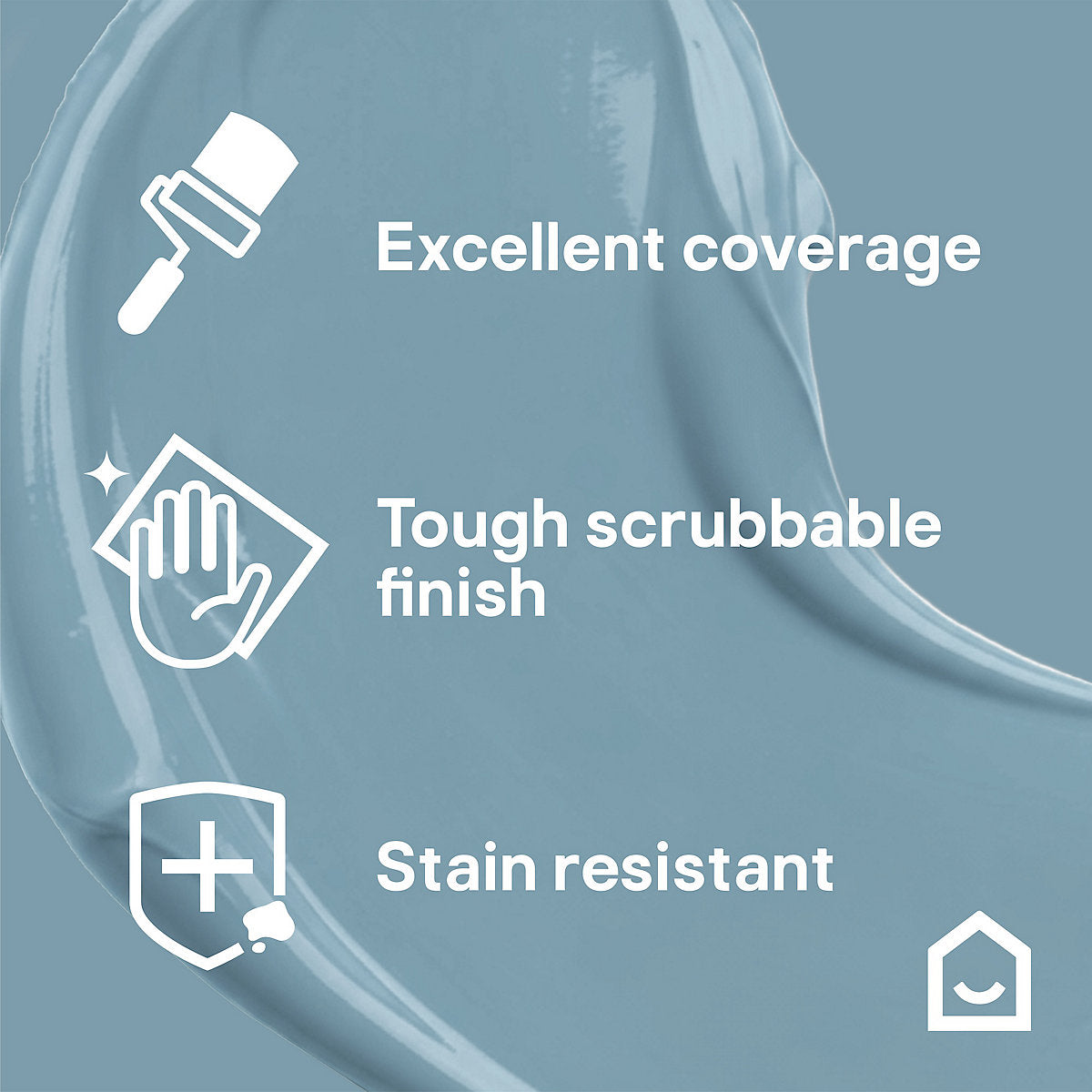 GoodHome Tough & Durable Monaco Matt Wall & ceiling Emulsion paint, 50ml Tester pot