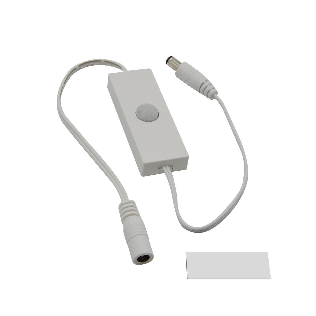 GoodHome Waldeck White Mains-powered PIR Motion sensor