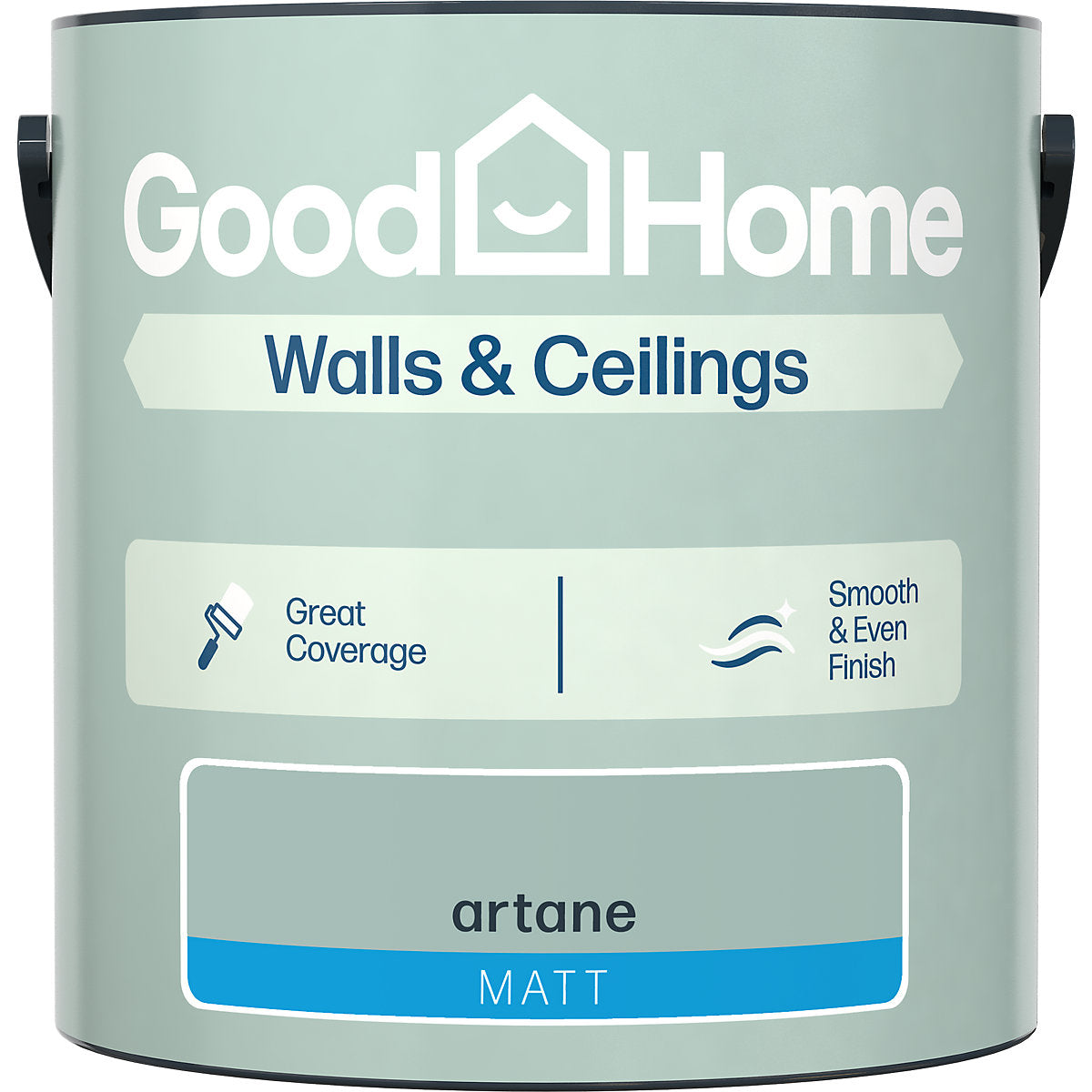 GoodHome Walls & Ceilings Artane Matt Emulsion paint, 2.5L