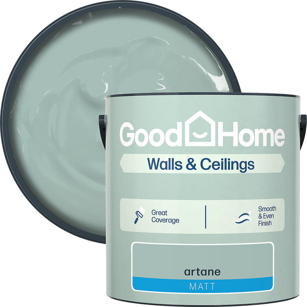 GoodHome Walls & Ceilings Artane Matt Emulsion paint, 2.5L