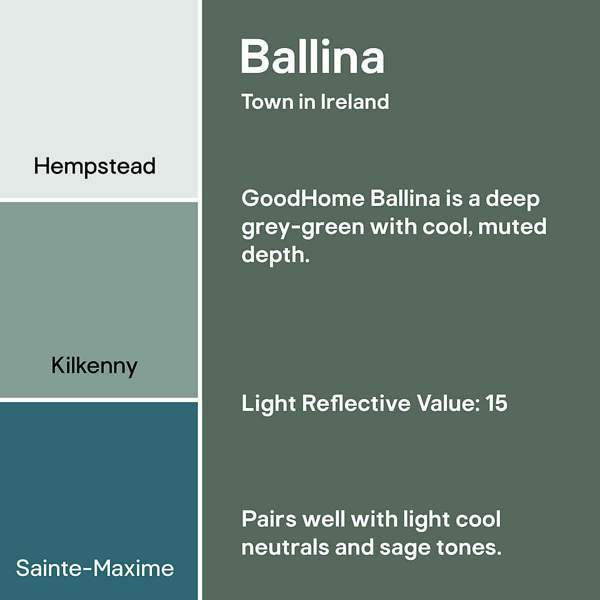 GoodHome Walls & Ceilings Ballina Matt Emulsion paint, 5L